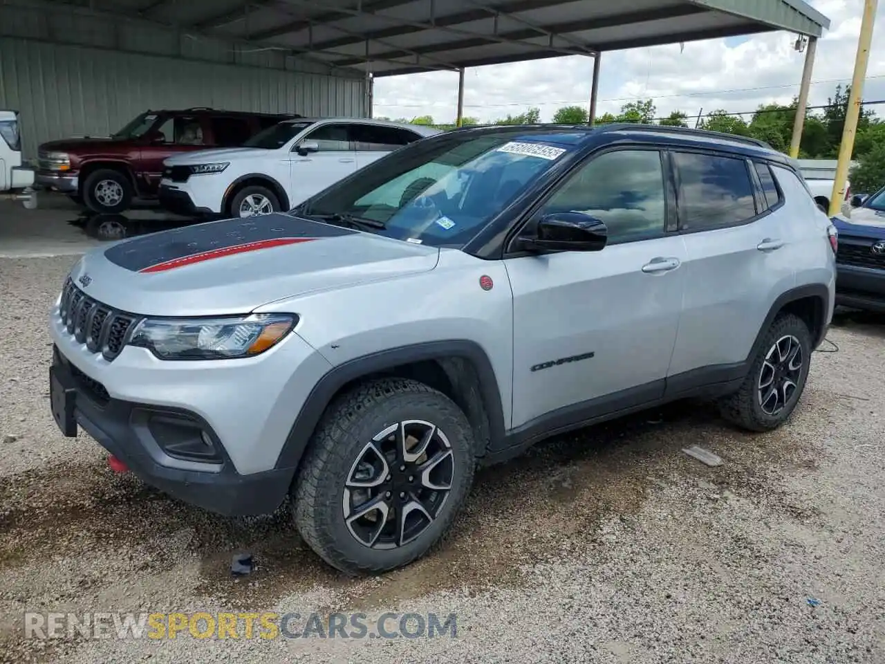 1 Photograph of a damaged car 3C4NJDDN4RT149866 JEEP COMPASS 2024