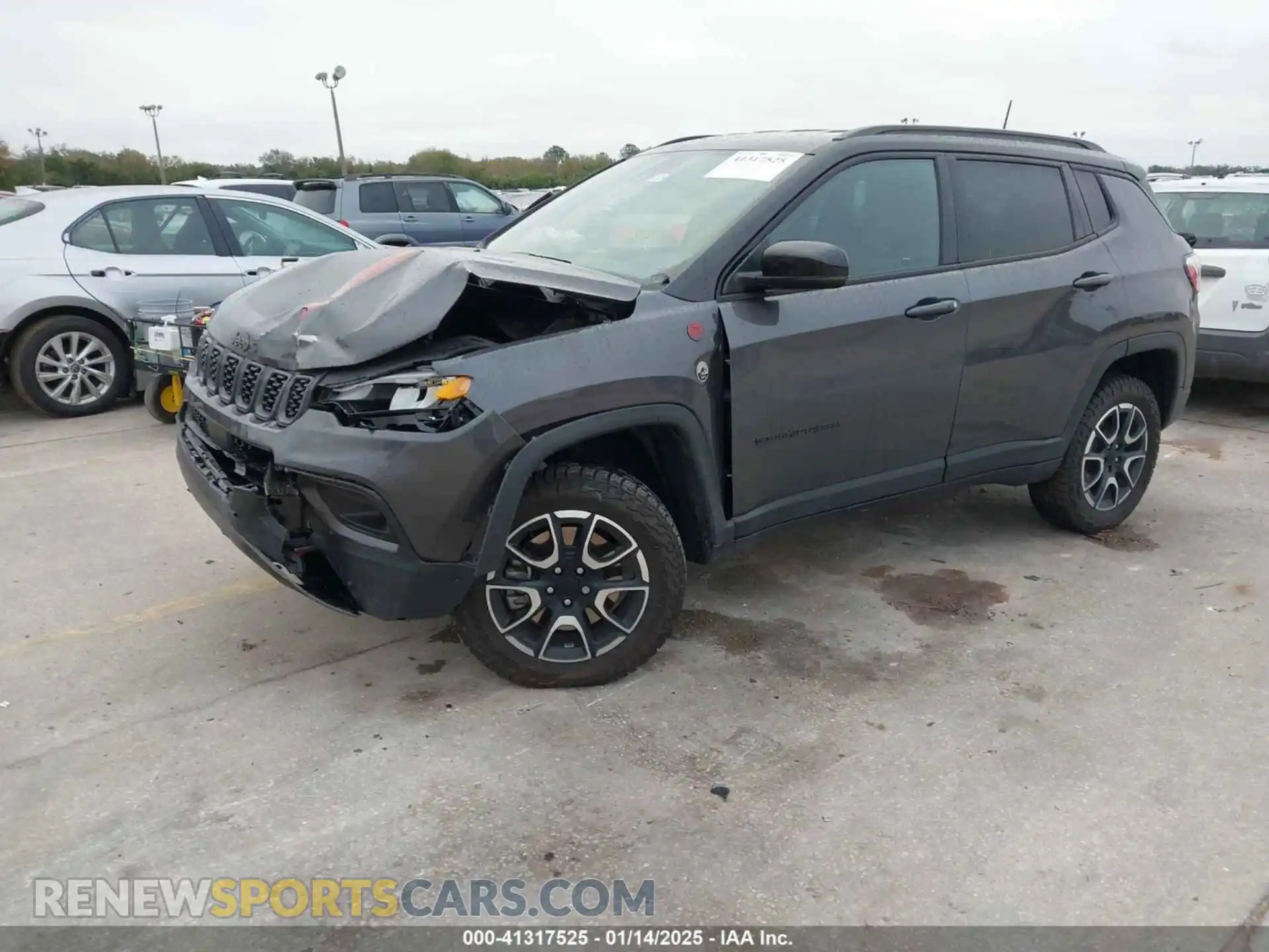 2 Photograph of a damaged car 3C4NJDDN6RT129716 JEEP COMPASS 2024