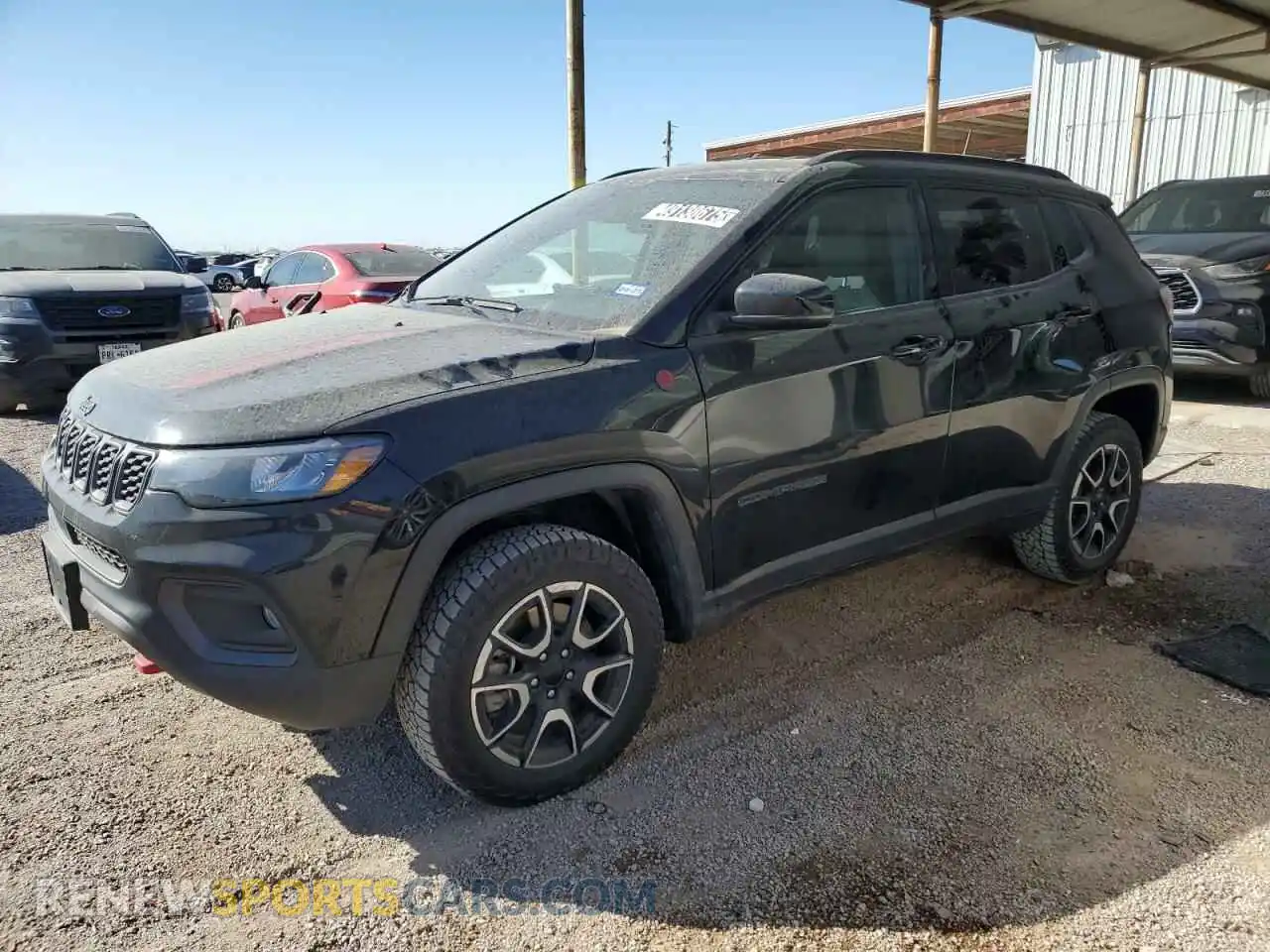 1 Photograph of a damaged car 3C4NJDDN6RT137508 JEEP COMPASS 2024