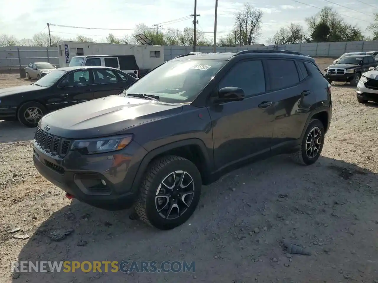 1 Photograph of a damaged car 3C4NJDDN7RT156682 JEEP COMPASS 2024