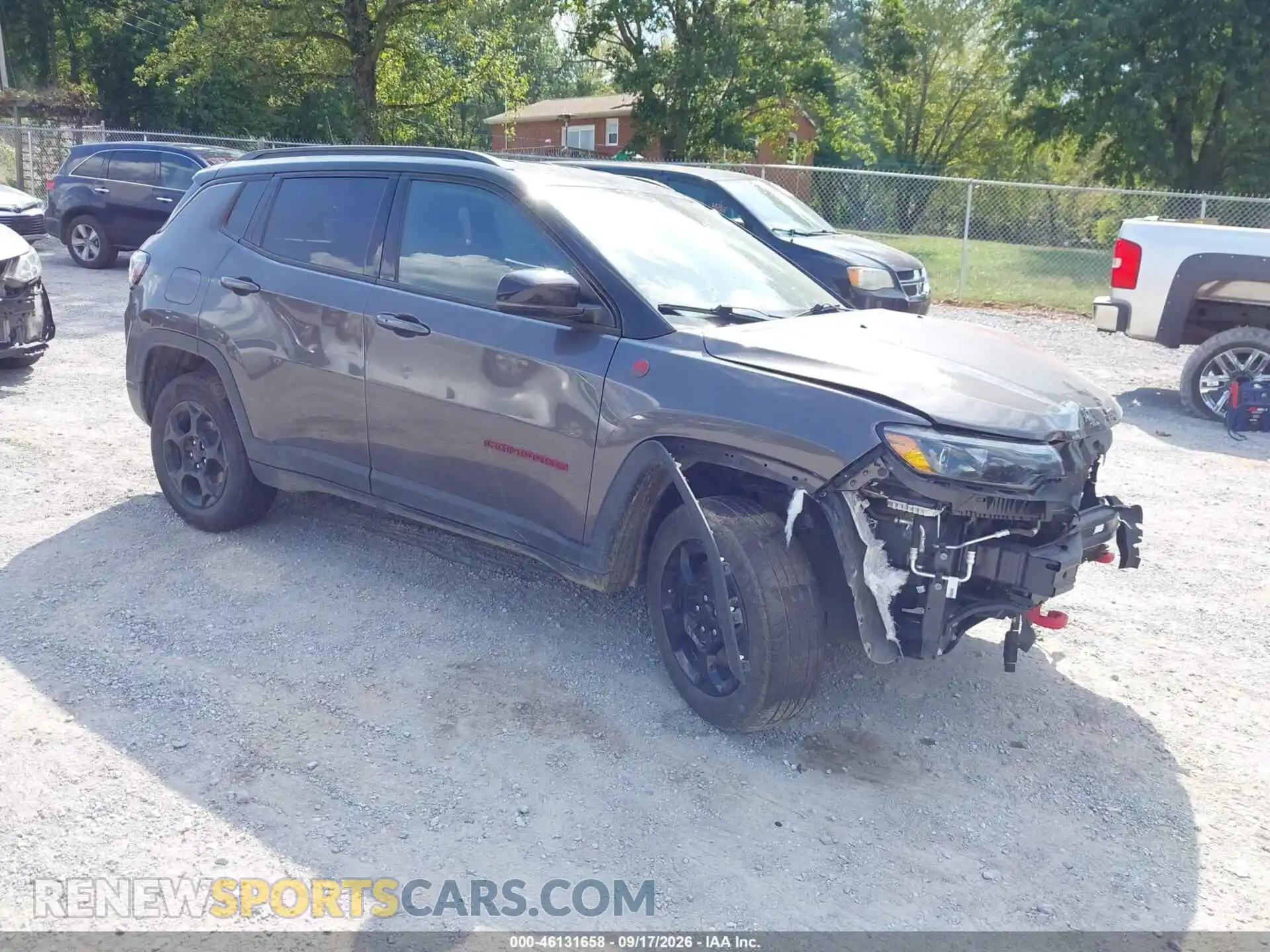 1 Photograph of a damaged car 3C4NJDDN7RT583957 JEEP COMPASS 2024