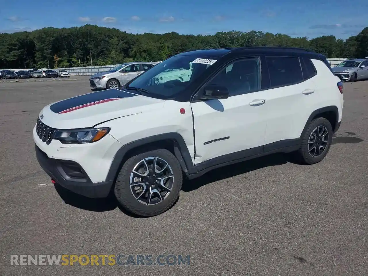 1 Photograph of a damaged car 3C4NJDDN8RT144704 JEEP COMPASS 2024