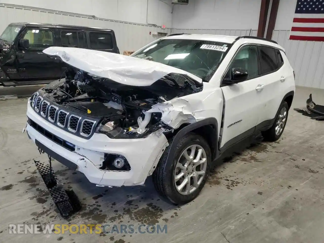 1 Photograph of a damaged car 3C4NJDFN0RT103948 JEEP COMPASS 2024