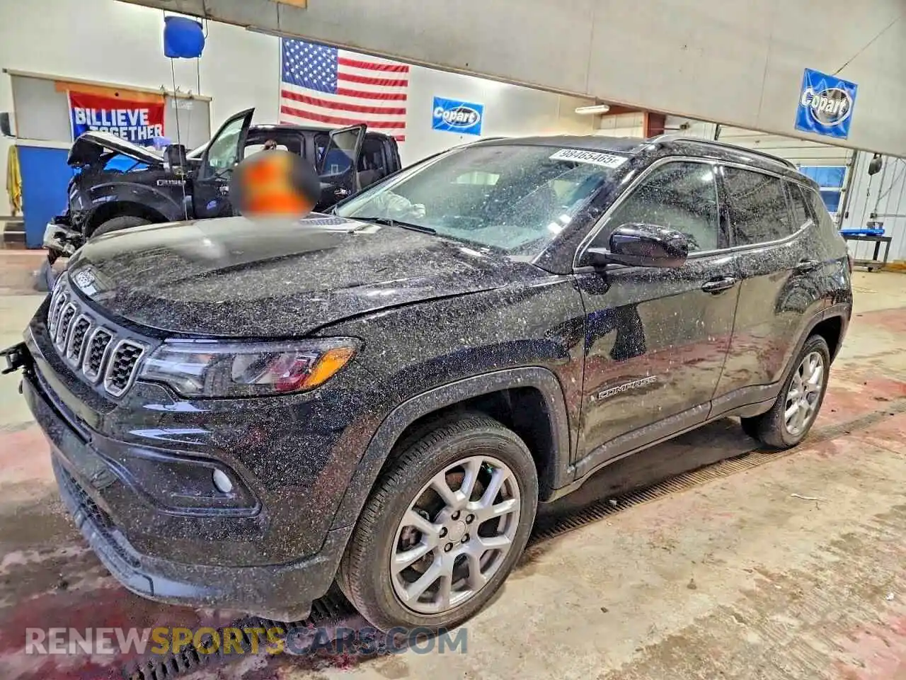 1 Photograph of a damaged car 3C4NJDFN2RT156683 JEEP COMPASS 2024