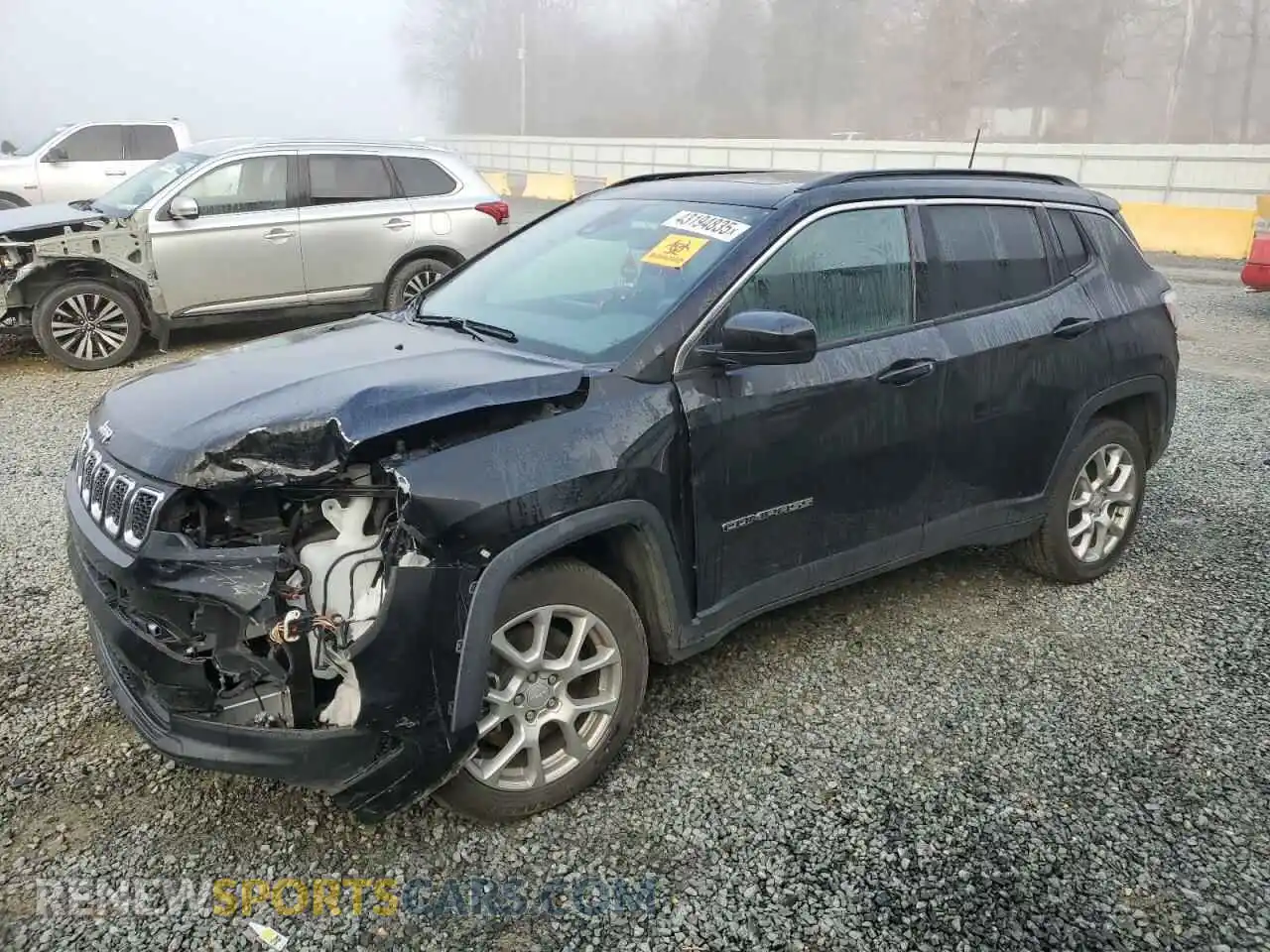 1 Photograph of a damaged car 3C4NJDFN4RT583671 JEEP COMPASS 2024