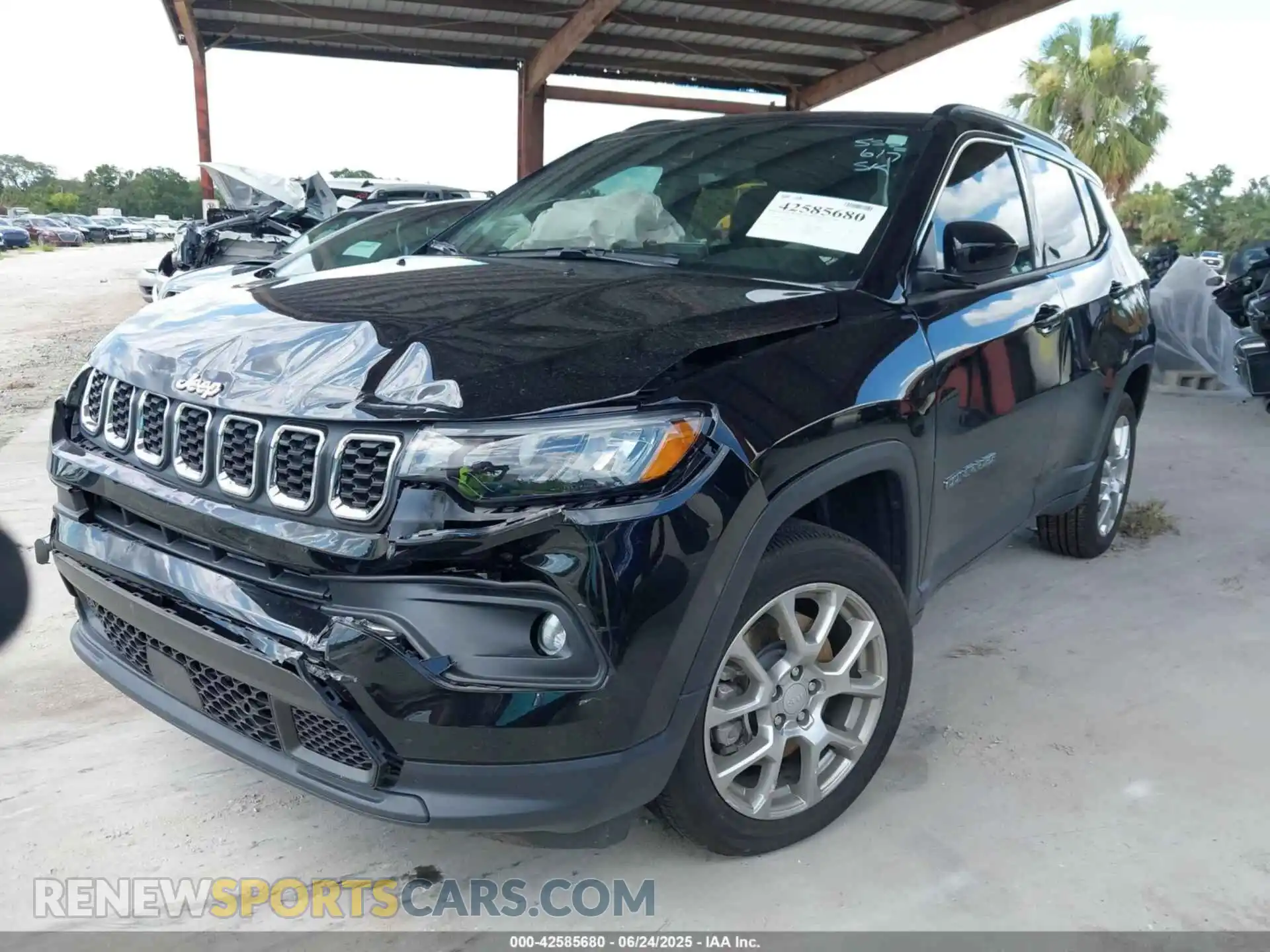 2 Photograph of a damaged car 3C4NJDFN5RT104769 JEEP COMPASS 2024