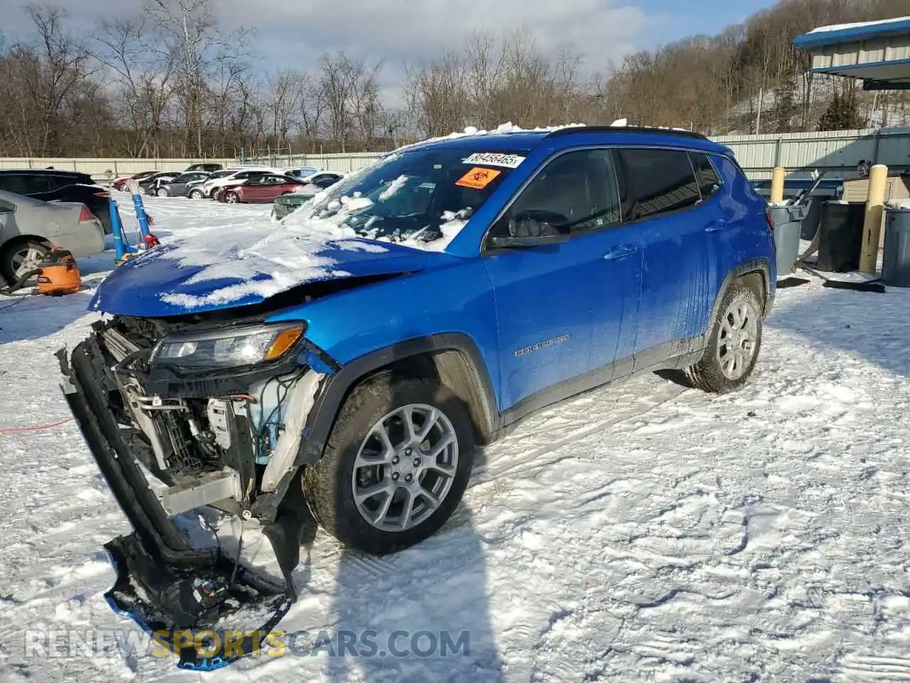 1 Photograph of a damaged car 3C4NJDFN6RT122276 JEEP COMPASS 2024