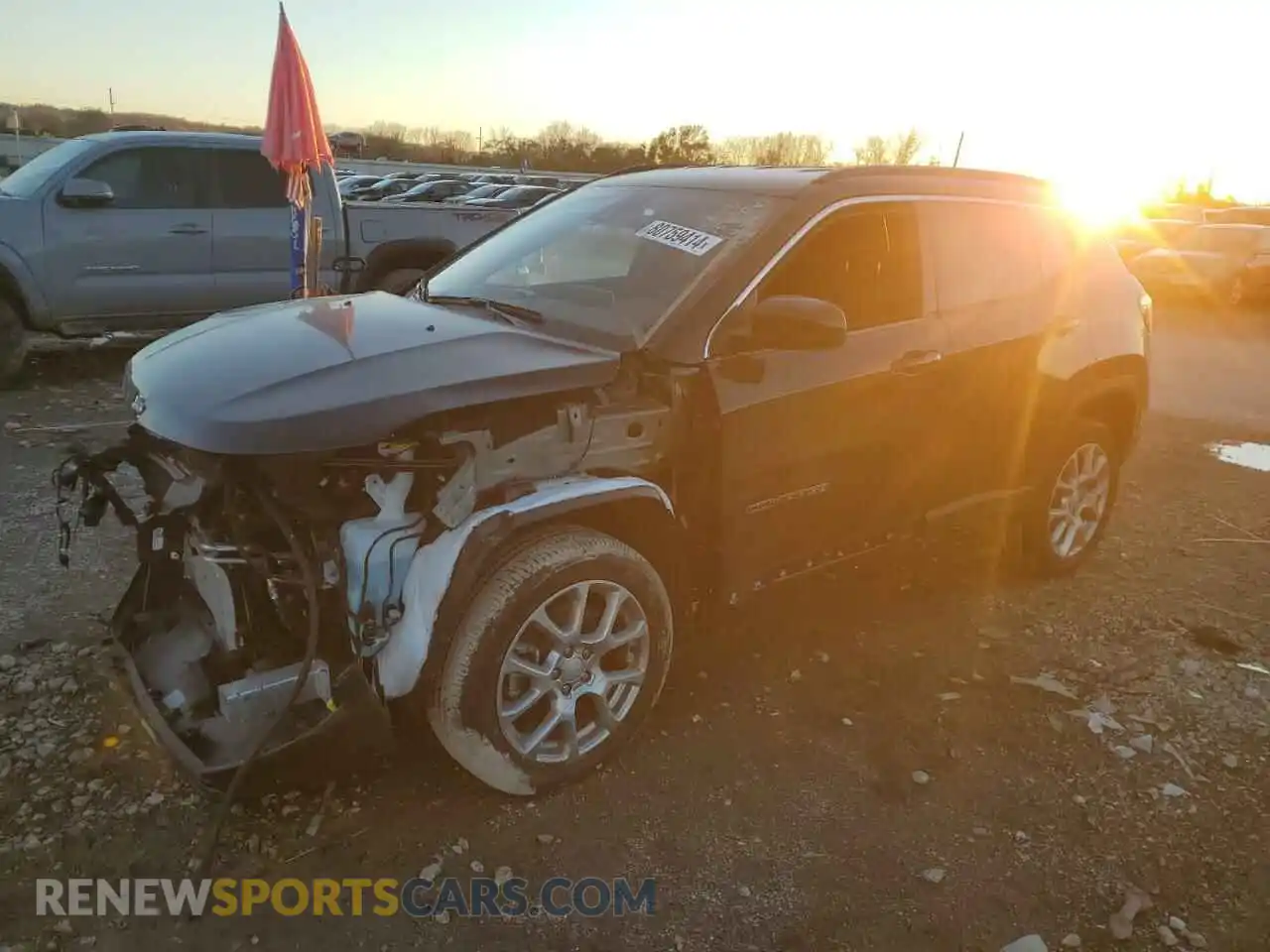1 Photograph of a damaged car 3C4NJDFN6RT175429 JEEP COMPASS 2024