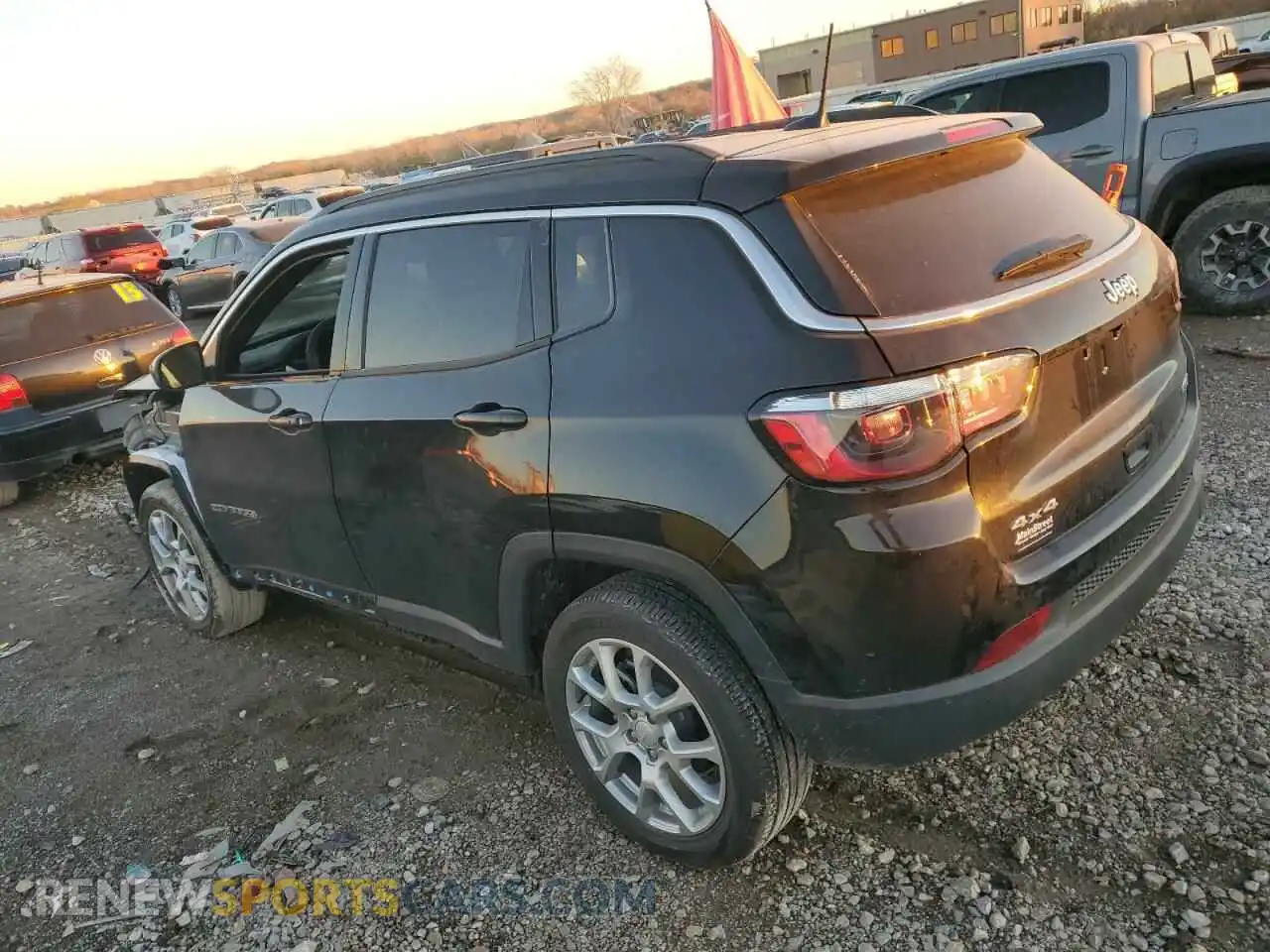 2 Photograph of a damaged car 3C4NJDFN6RT175429 JEEP COMPASS 2024