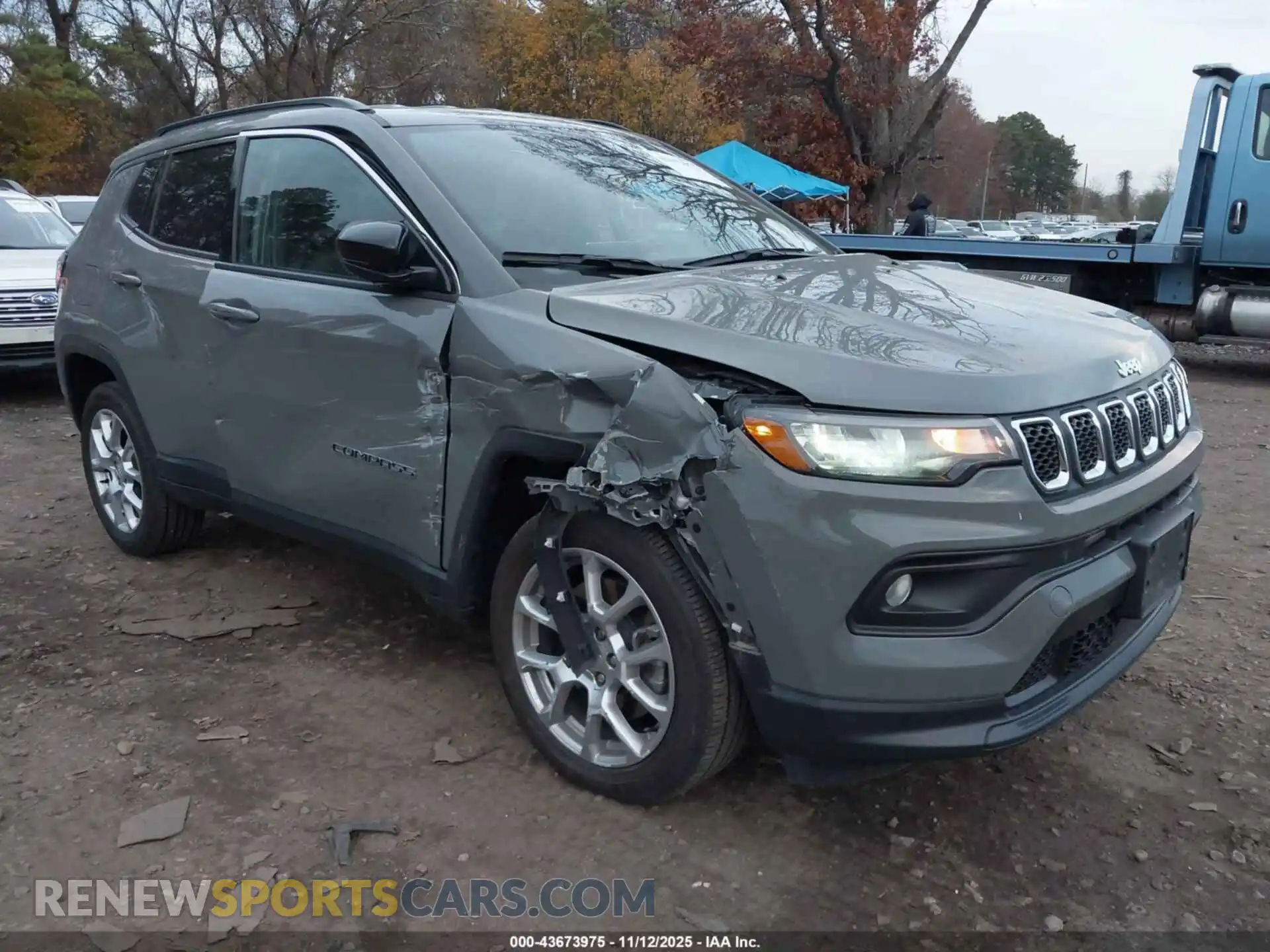 1 Photograph of a damaged car 3C4NJDFN7RT600219 JEEP COMPASS 2024