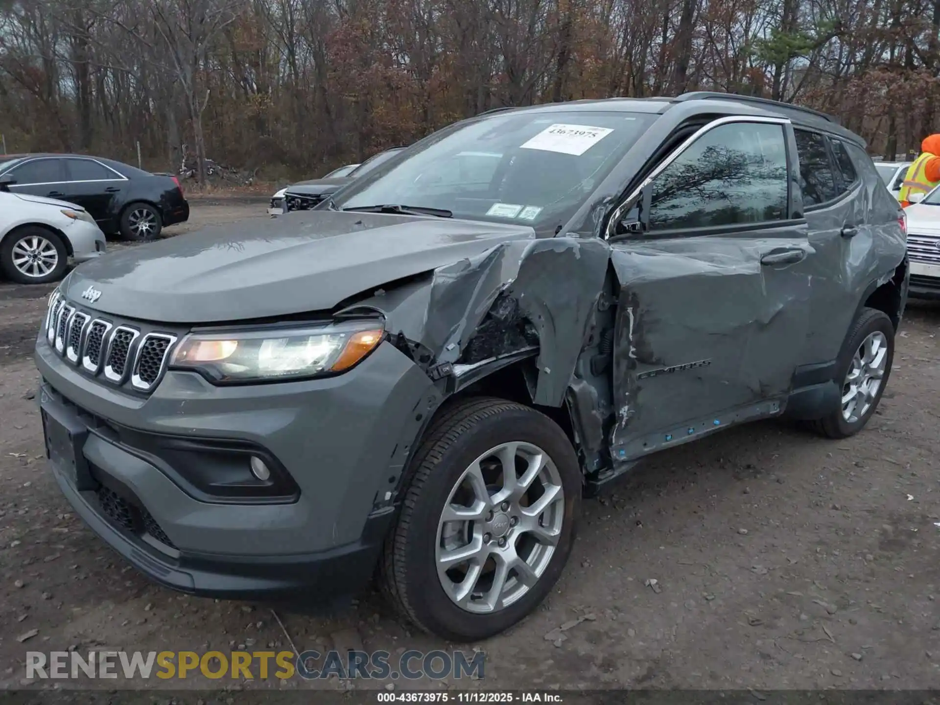 2 Photograph of a damaged car 3C4NJDFN7RT600219 JEEP COMPASS 2024