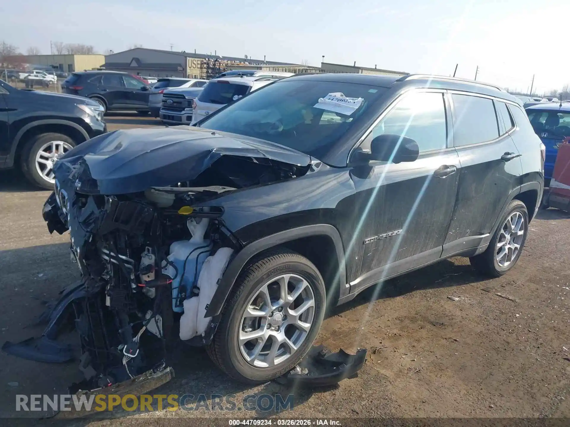 2 Photograph of a damaged car 3C4NJDFN8RT136616 JEEP COMPASS 2024