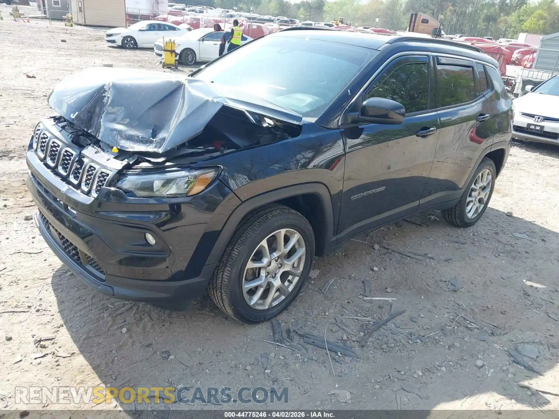 2 Photograph of a damaged car 3C4NJDFN8RT154937 JEEP COMPASS 2024