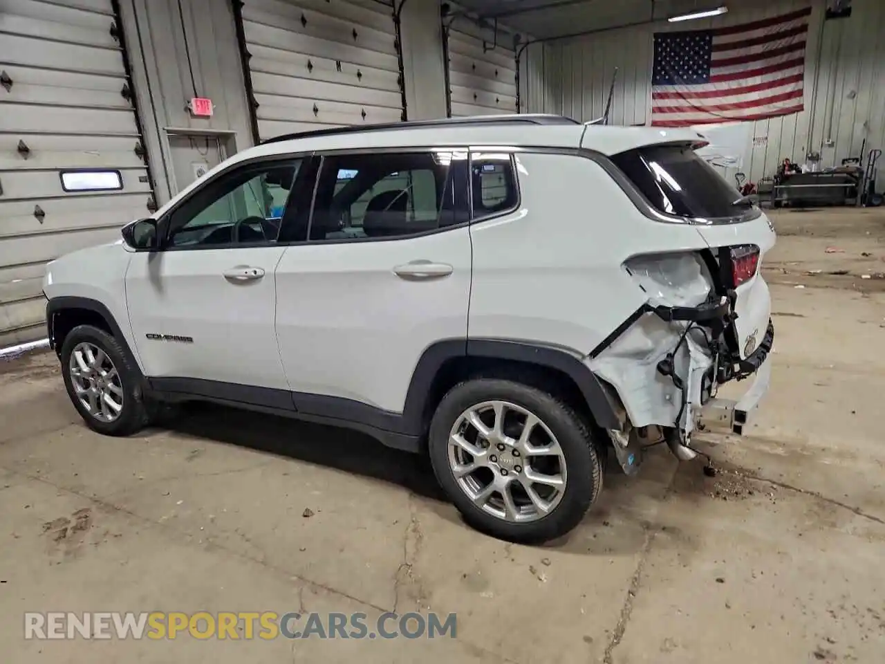 2 Photograph of a damaged car 3C4NJDFN9RT136902 JEEP COMPASS 2024