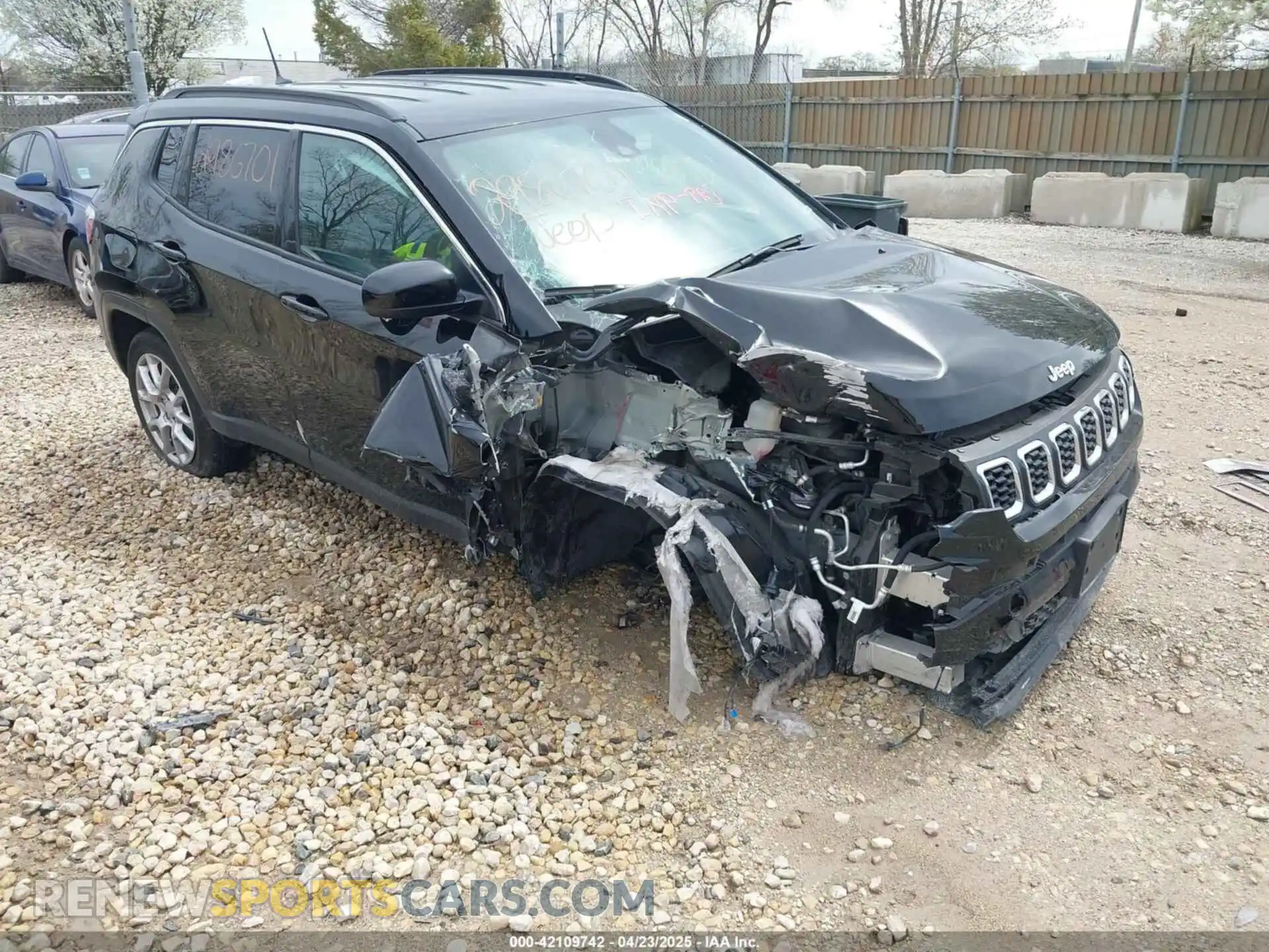1 Photograph of a damaged car 3C4NJDFN9RT143218 JEEP COMPASS 2024
