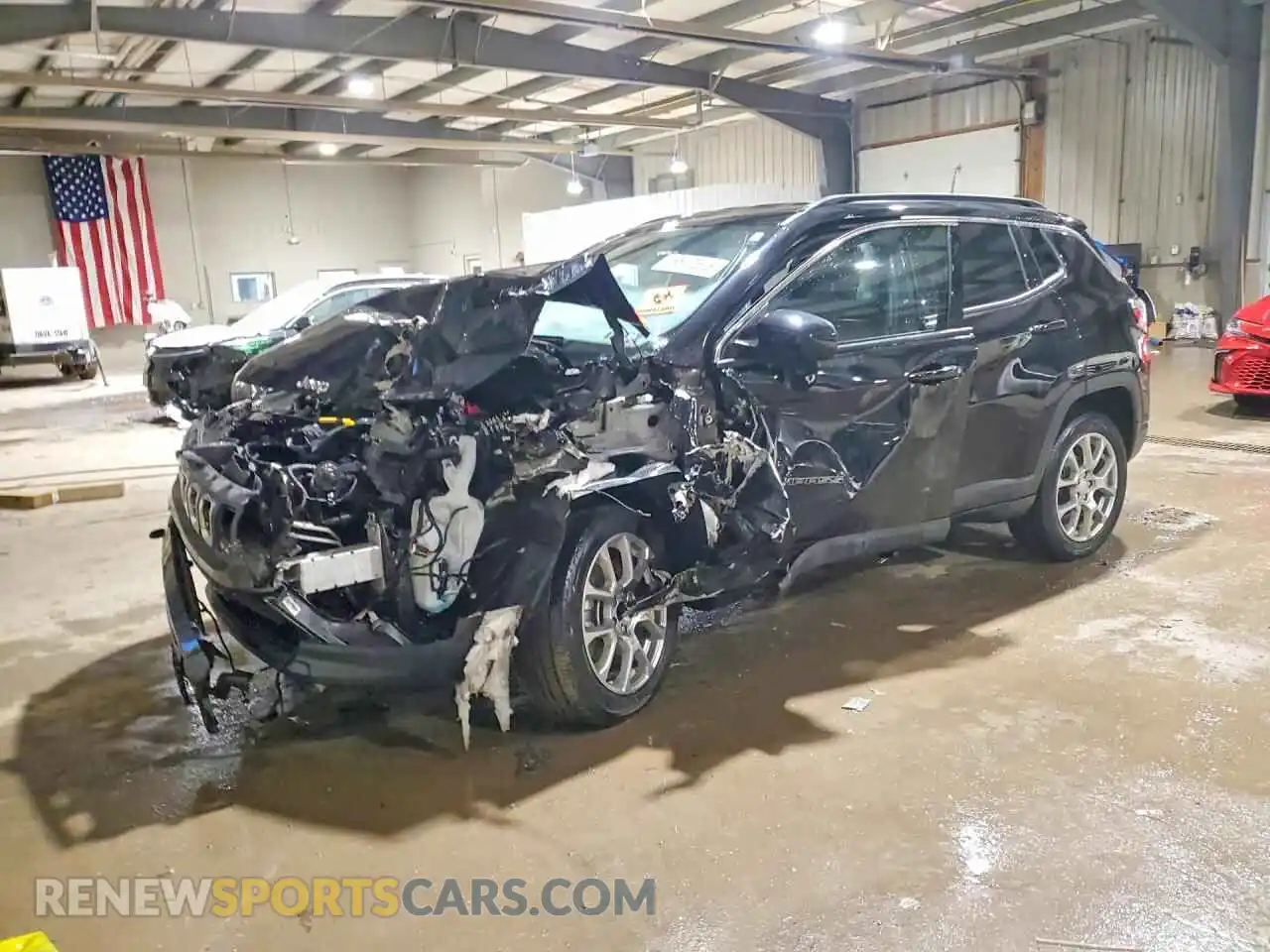 1 Photograph of a damaged car 3C4NJDFN9RT165557 JEEP COMPASS 2024