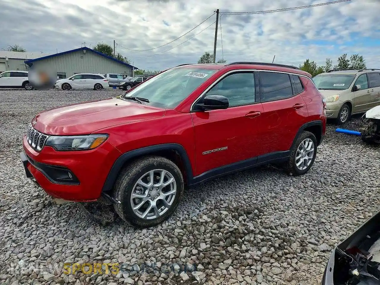 1 Photograph of a damaged car 3C4NJDFN9RT175585 JEEP COMPASS 2024