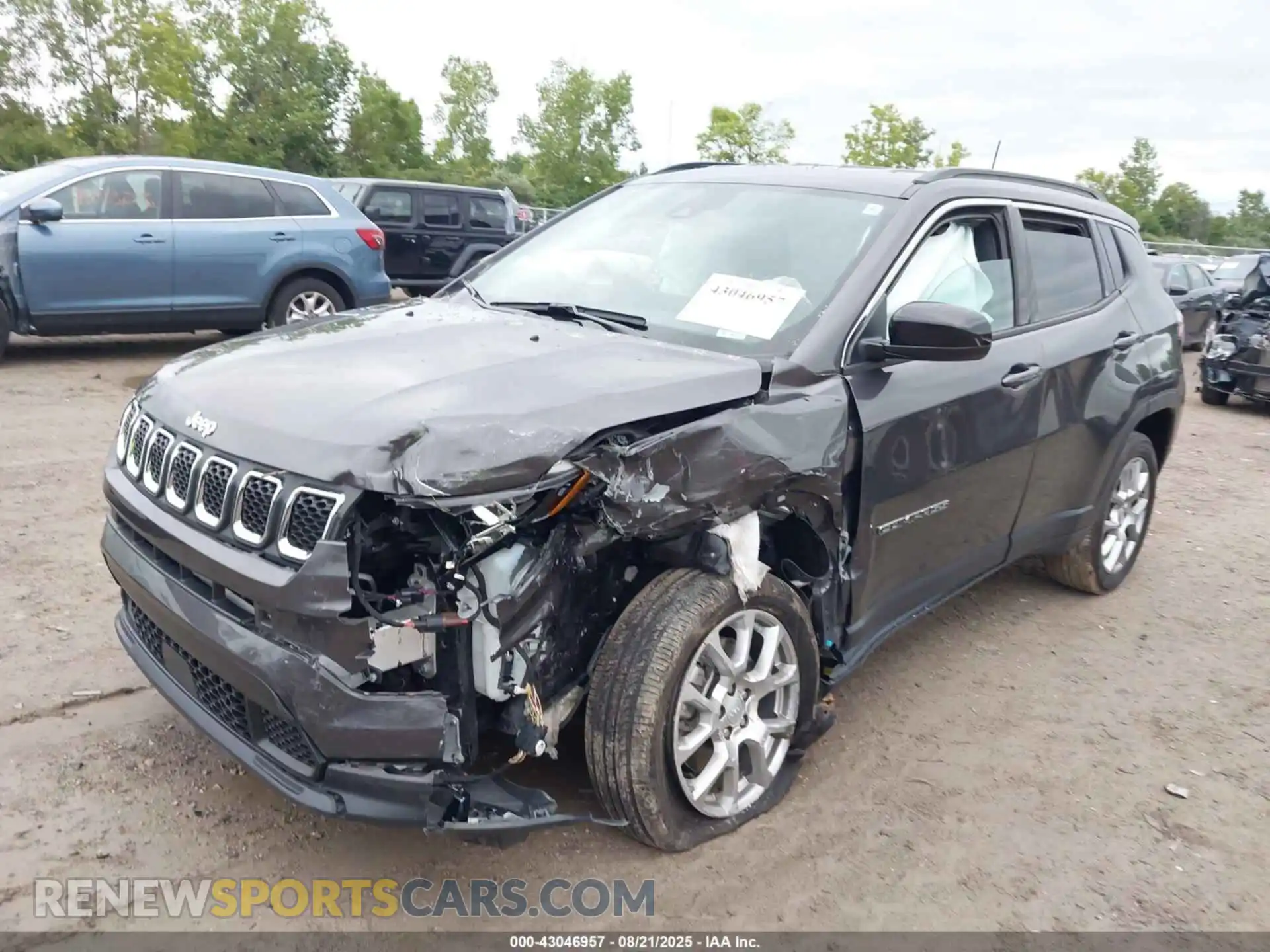 2 Photograph of a damaged car 3C4NJDFN9RT593967 JEEP COMPASS 2024