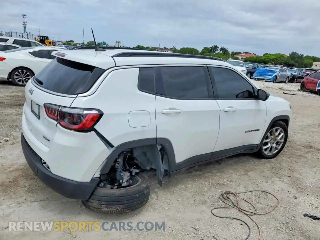 3 Photograph of a damaged car 3C4NJDFN9RT602442 JEEP COMPASS 2024