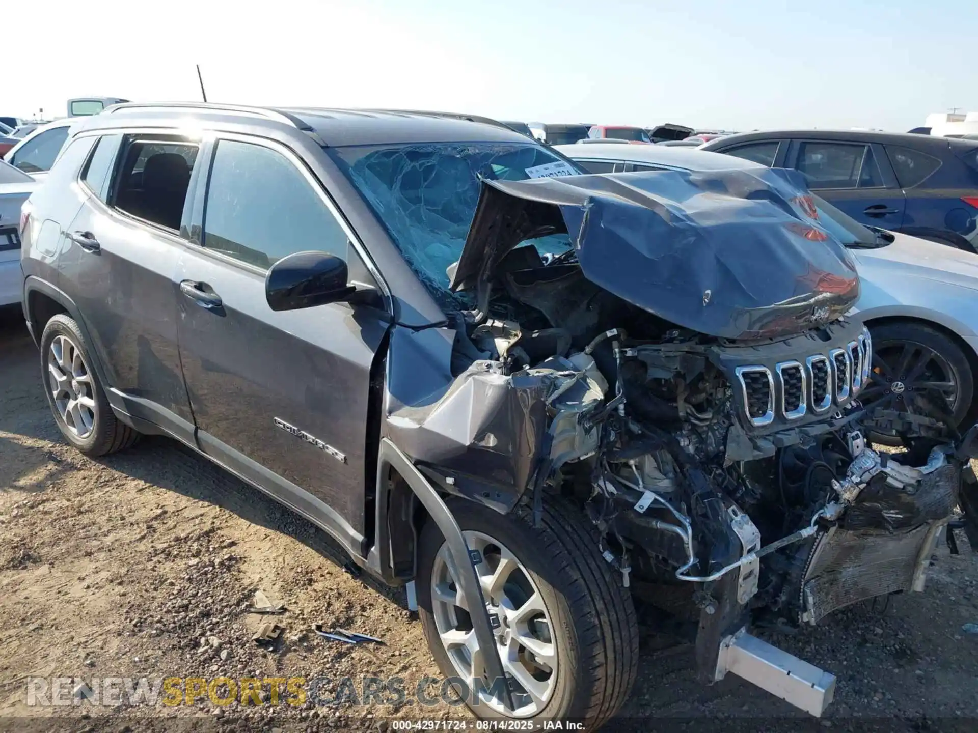1 Photograph of a damaged car 3C4NJDFNXRT130168 JEEP COMPASS 2024