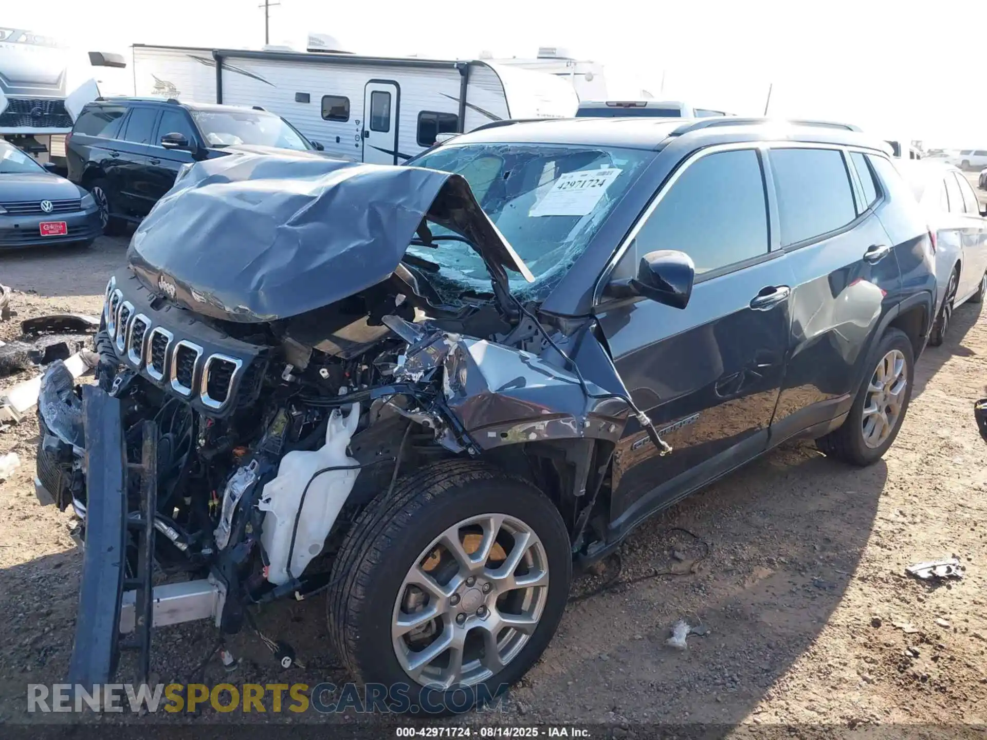 2 Photograph of a damaged car 3C4NJDFNXRT130168 JEEP COMPASS 2024