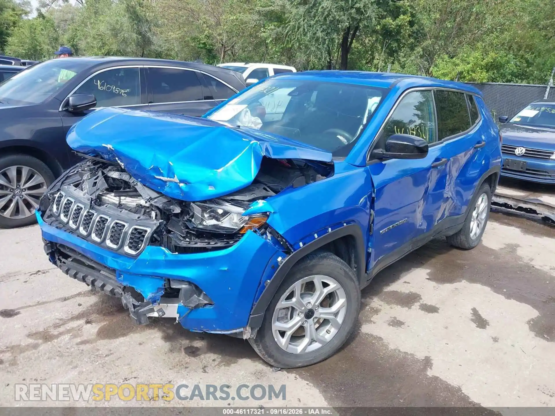 2 Фотография поврежденного автомобиля 3C4NJDAN0ST540202 JEEP COMPASS 2025