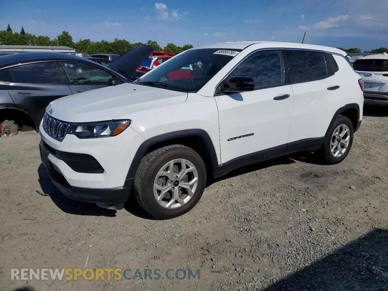 1 Photograph of a damaged car 3C4NJDAN1ST550852 JEEP COMPASS 2025