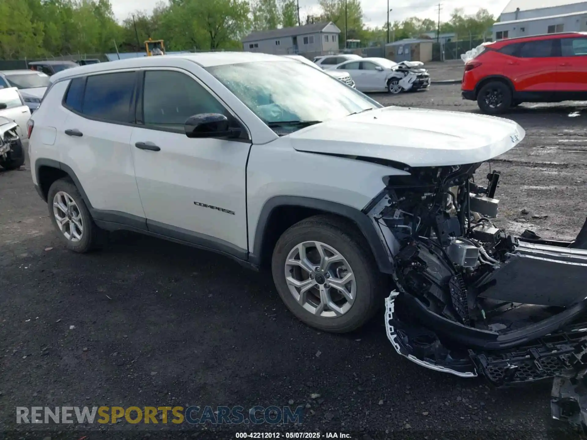 1 Photograph of a damaged car 3C4NJDAN2ST517777 JEEP COMPASS 2025