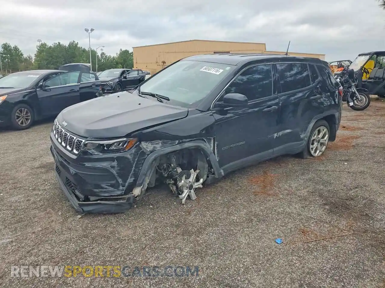 1 Photograph of a damaged car 3C4NJDAN2ST518069 JEEP COMPASS 2025