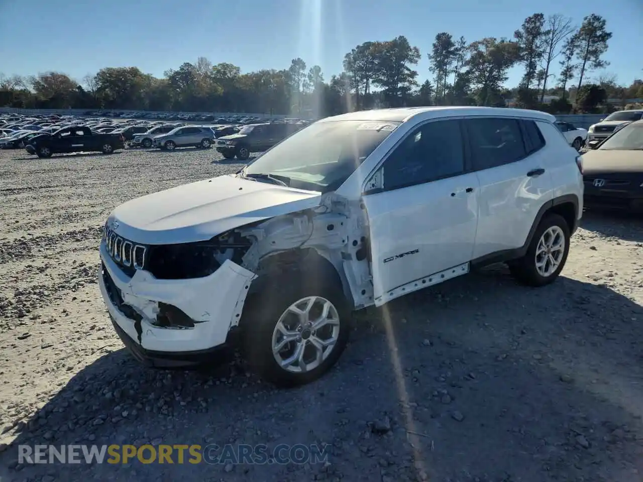 1 Photograph of a damaged car 3C4NJDAN2ST518573 JEEP COMPASS 2025