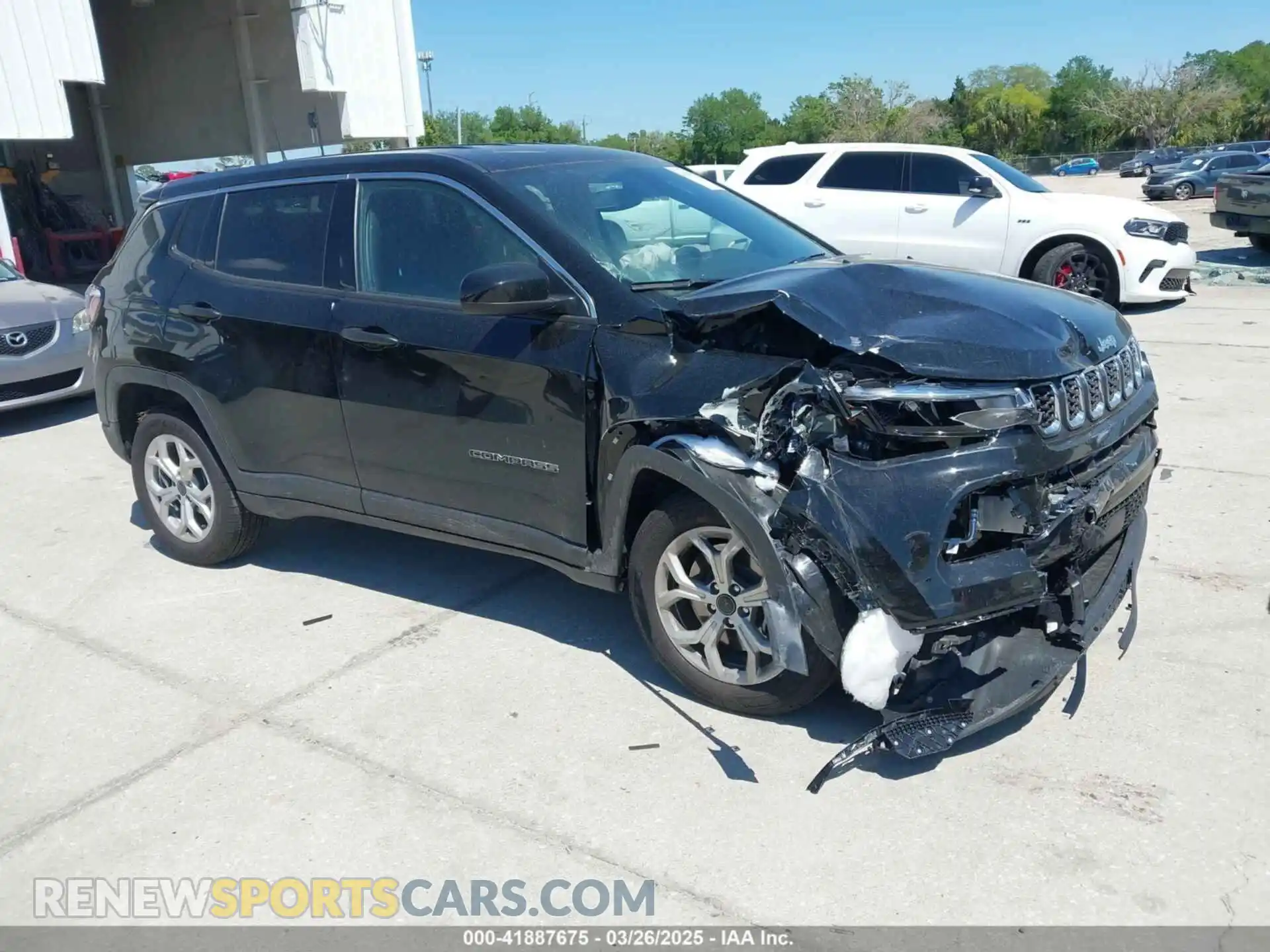 1 fotografías del automóvil dañado 3C4NJDAN5ST547971 JEEP COMPASS 2025