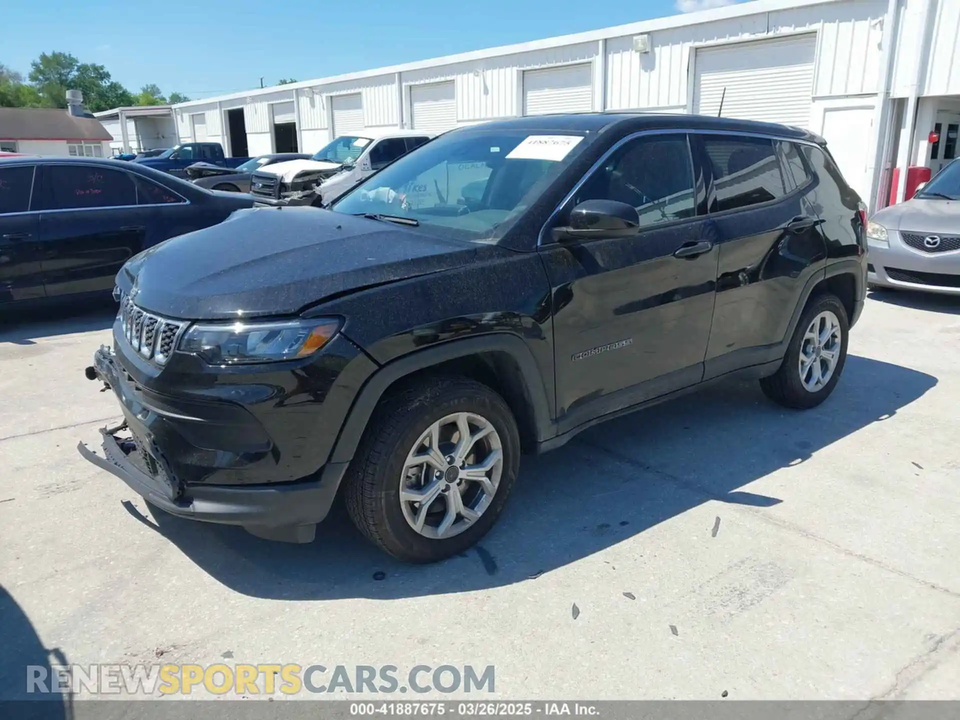 2 fotografías del automóvil dañado 3C4NJDAN5ST547971 JEEP COMPASS 2025
