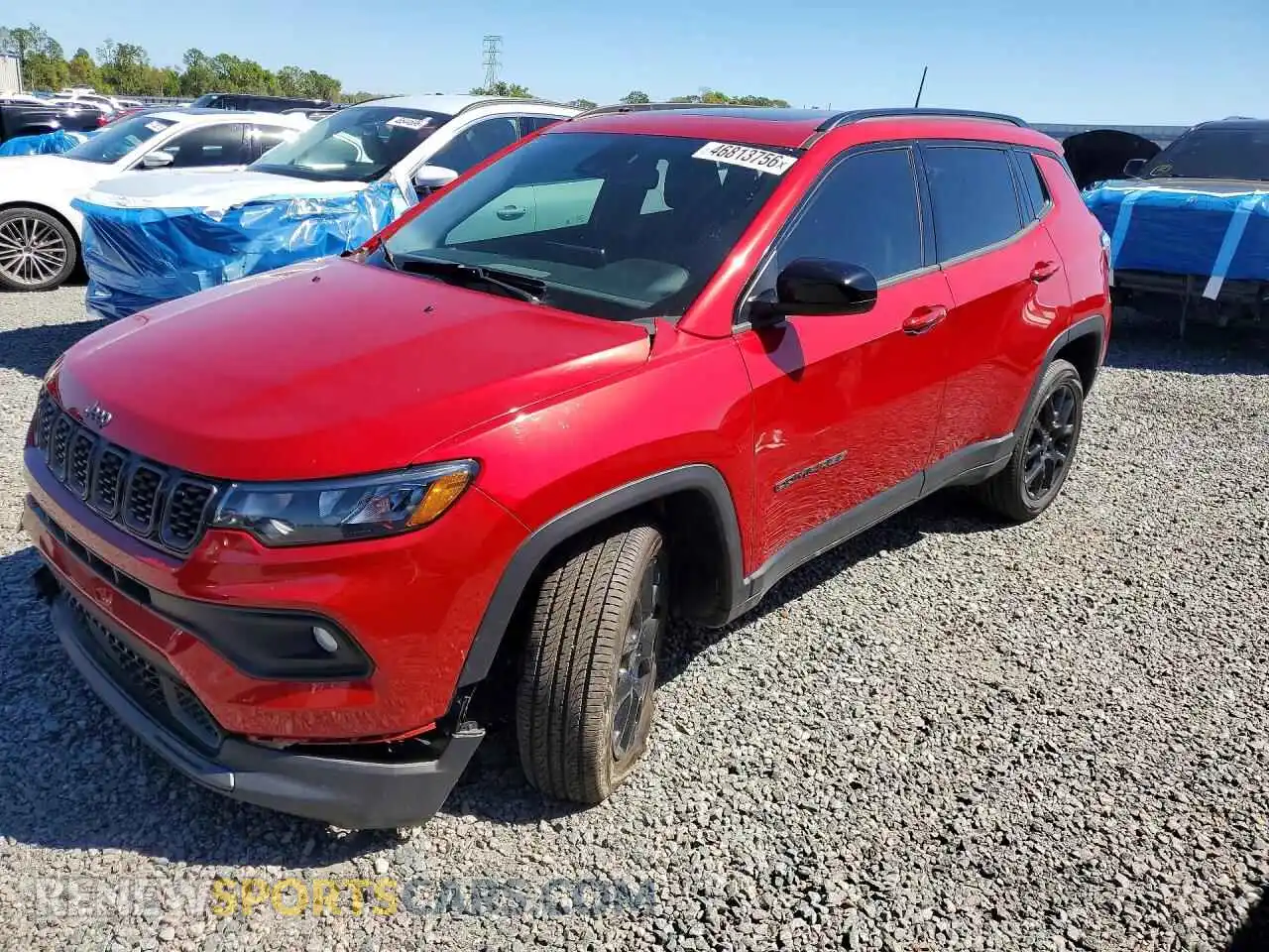 1 Photograph of a damaged car 3C4NJDBN0ST532017 JEEP COMPASS 2025
