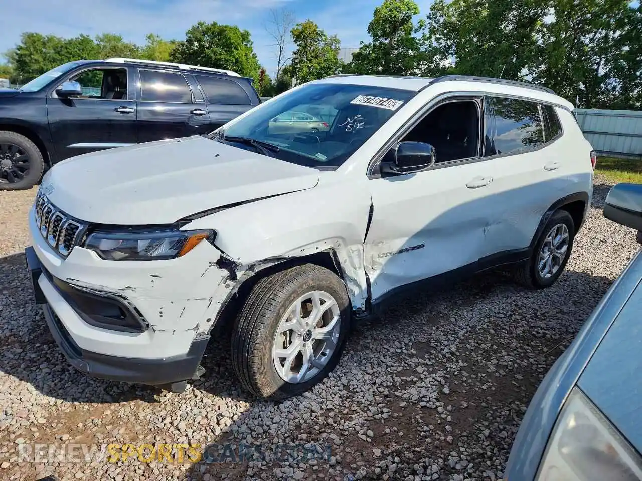 1 Photograph of a damaged car 3C4NJDBN0ST547312 JEEP COMPASS 2025