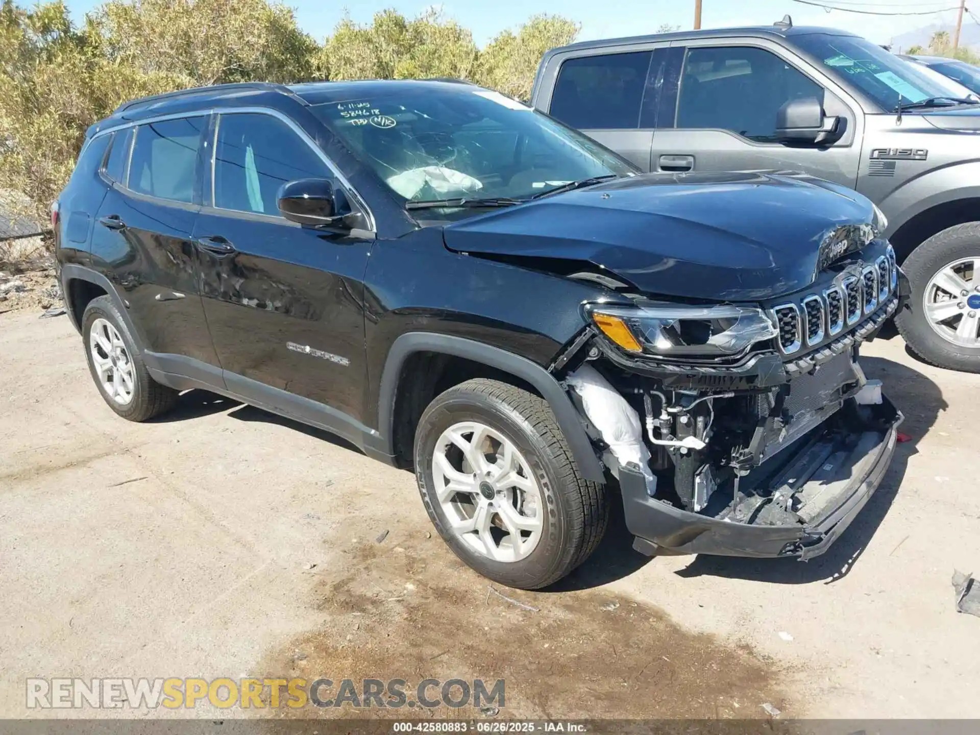 1 Photograph of a damaged car 3C4NJDBN0ST571190 JEEP COMPASS 2025