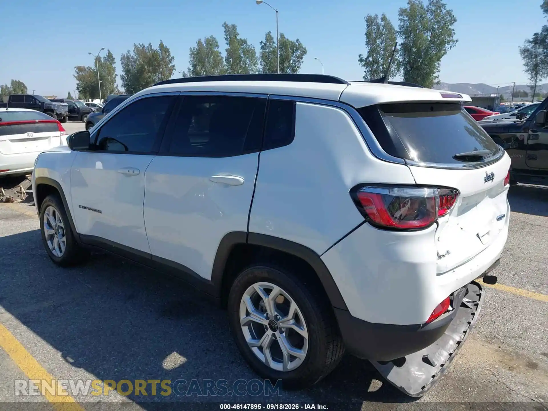 3 Photograph of a damaged car 3C4NJDBN1ST525853 JEEP COMPASS 2025