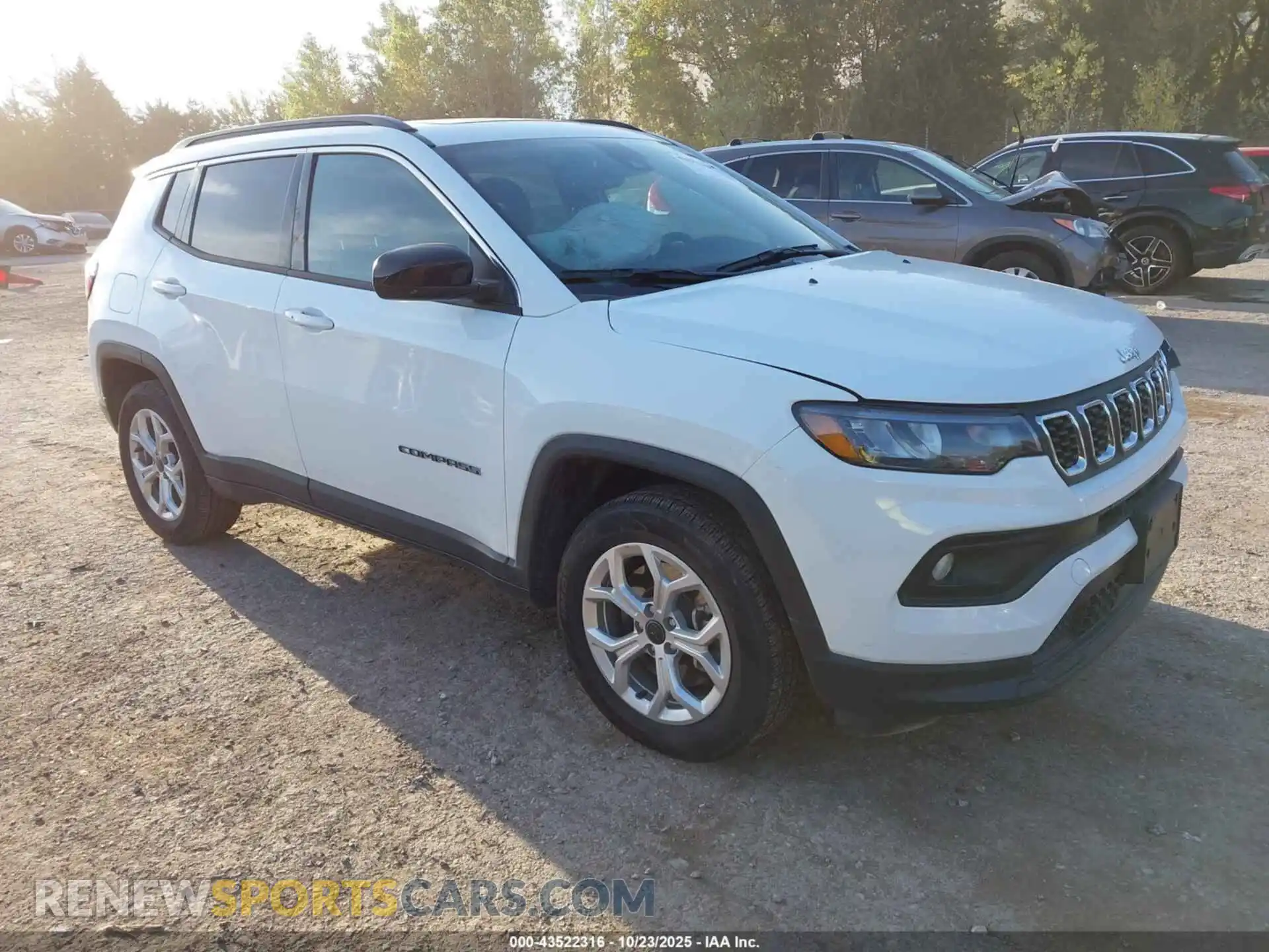 1 Photograph of a damaged car 3C4NJDBN1ST547173 JEEP COMPASS 2025