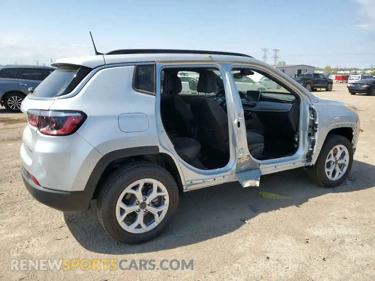 3 Photograph of a damaged car 3C4NJDBN1ST566404 JEEP COMPASS 2025