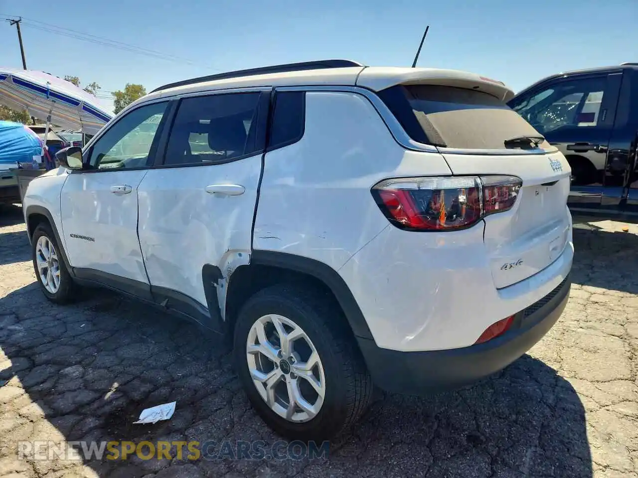 2 Photograph of a damaged car 3C4NJDBN1ST592890 JEEP COMPASS 2025