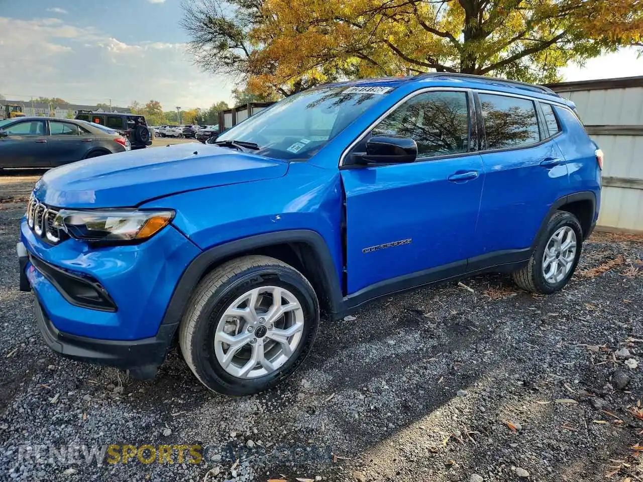 1 Photograph of a damaged car 3C4NJDBN1ST600874 JEEP COMPASS 2025