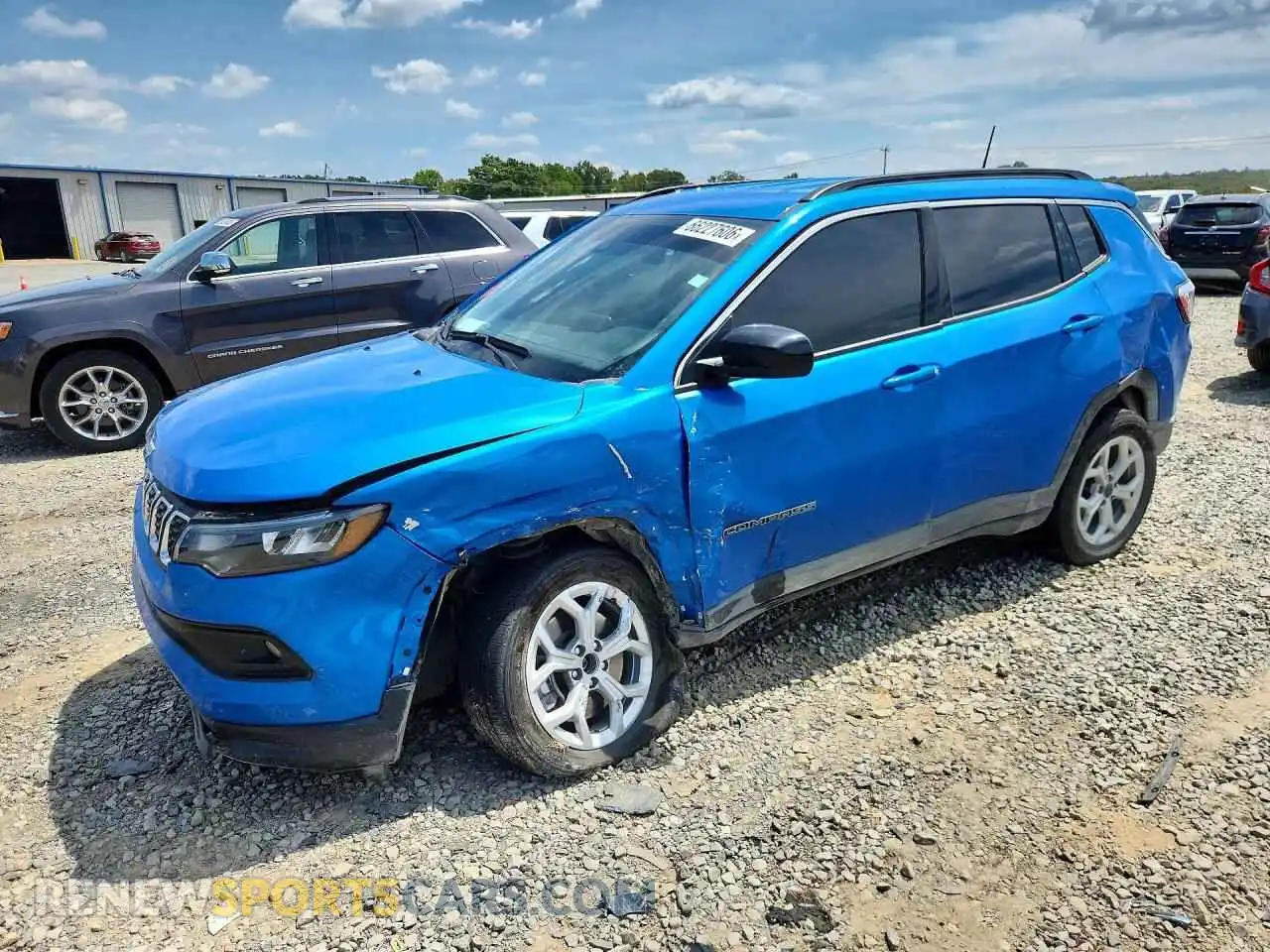 1 Photograph of a damaged car 3C4NJDBN1ST609235 JEEP COMPASS 2025
