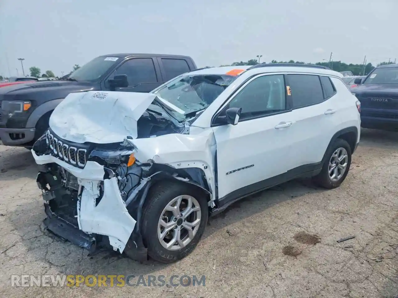 1 fotografías del automóvil dañado 3C4NJDBN2ST592977 JEEP COMPASS 2025