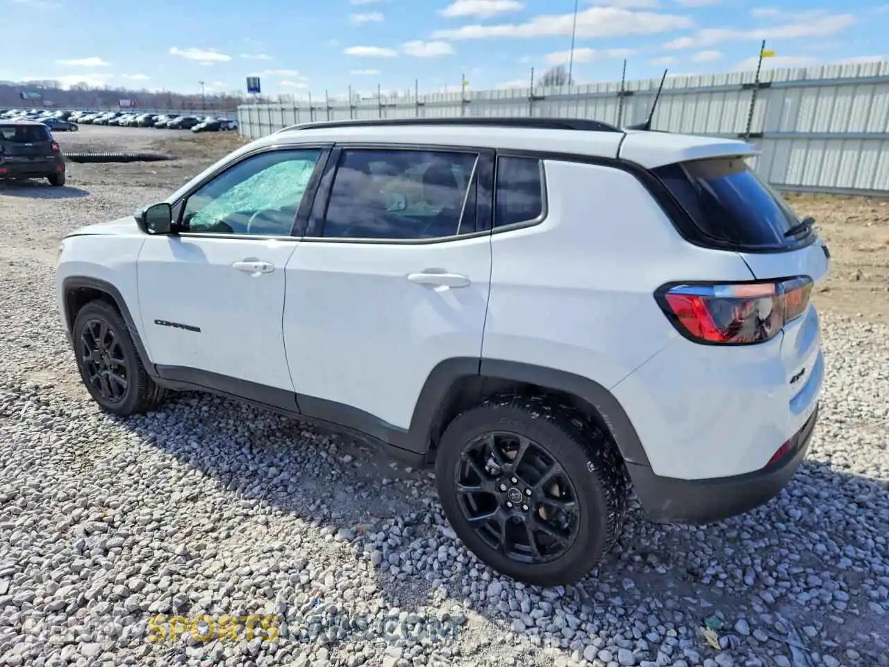 2 Photograph of a damaged car 3C4NJDBN3ST516166 JEEP COMPASS 2025