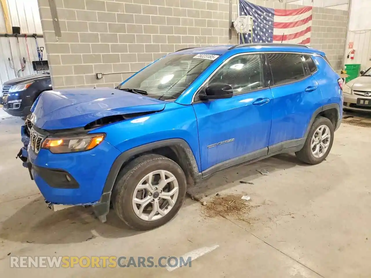 1 Photograph of a damaged car 3C4NJDBN3ST530231 JEEP COMPASS 2025