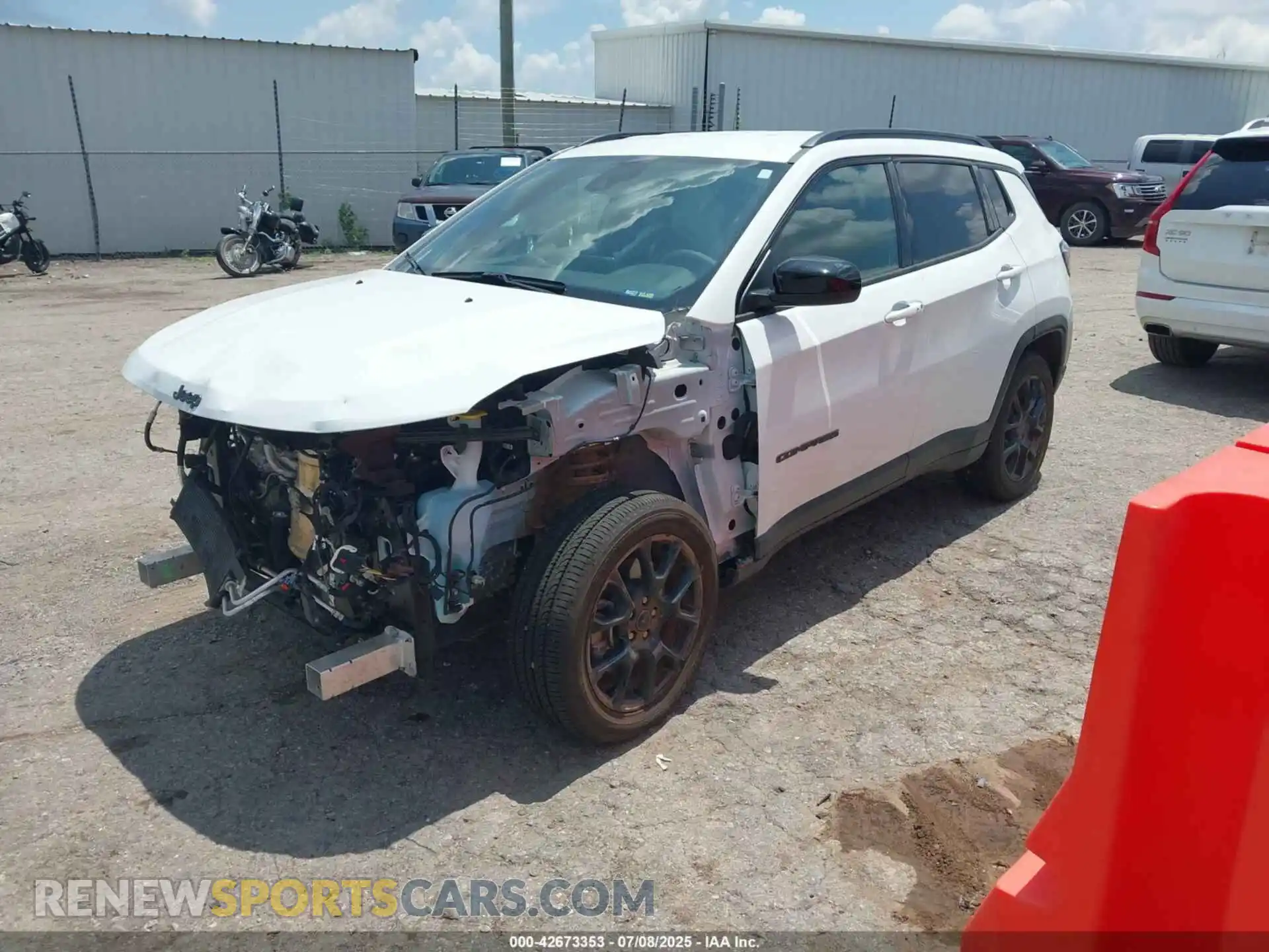 2 Photograph of a damaged car 3C4NJDBN3ST585178 JEEP COMPASS 2025