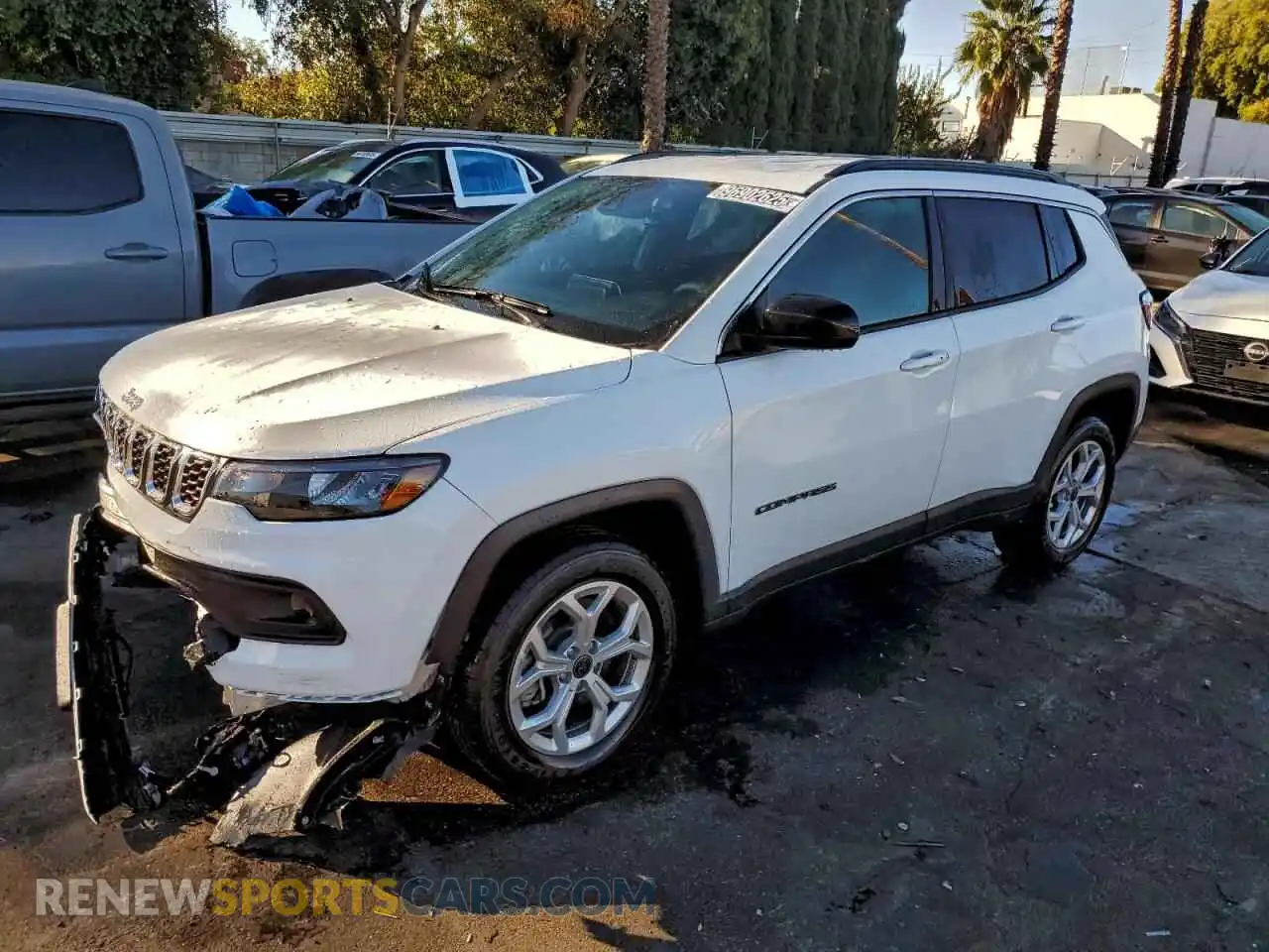 1 Photograph of a damaged car 3C4NJDBN3ST604988 JEEP COMPASS 2025