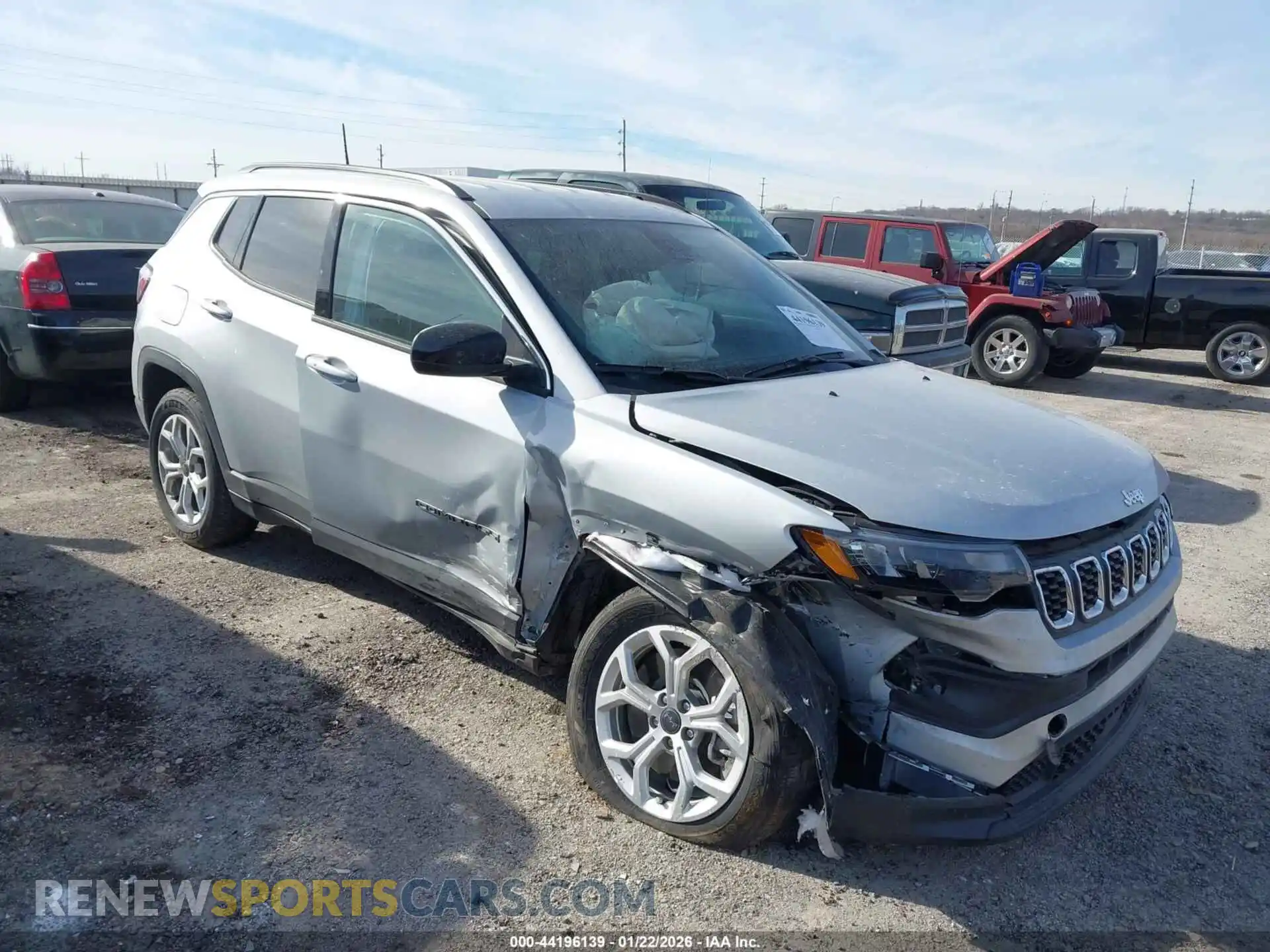 1 Photograph of a damaged car 3C4NJDBN4ST503572 JEEP COMPASS 2025