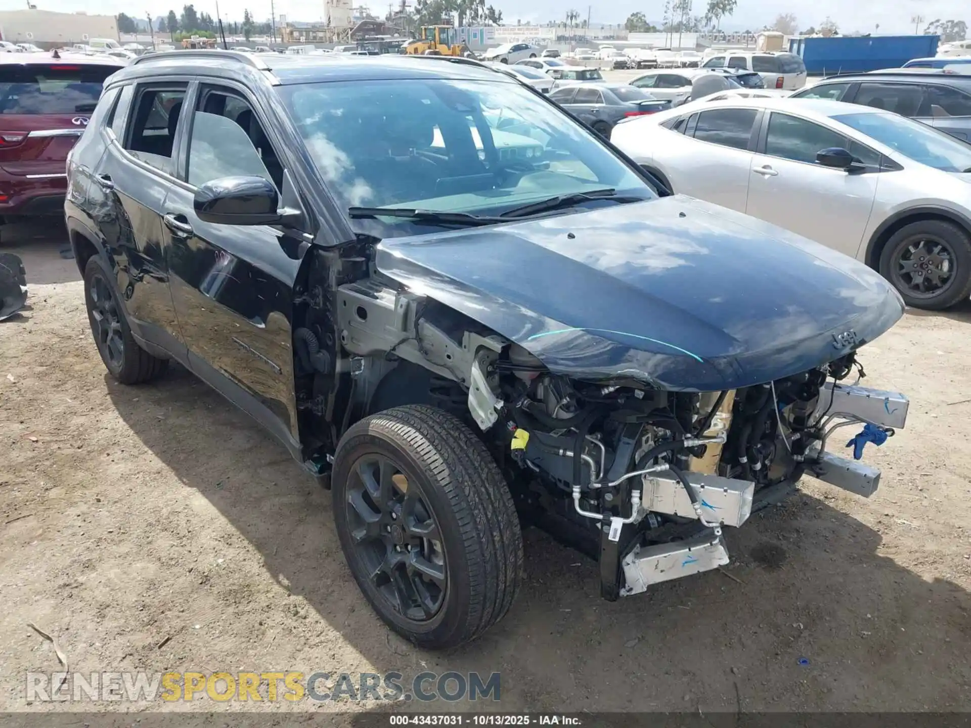 1 Photograph of a damaged car 3C4NJDBN4ST530867 JEEP COMPASS 2025