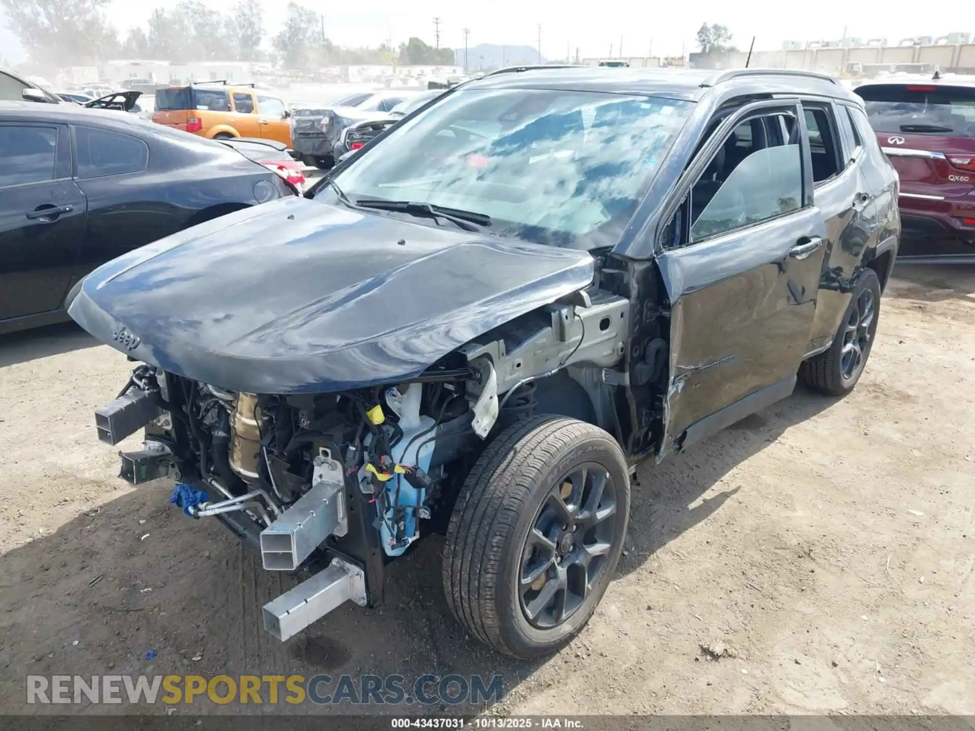 2 Photograph of a damaged car 3C4NJDBN4ST530867 JEEP COMPASS 2025