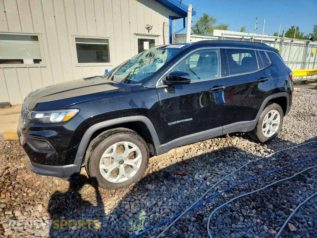 1 Photograph of a damaged car 3C4NJDBN4ST549189 JEEP COMPASS 2025